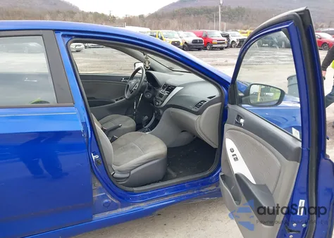 2014 Hyundai Accent Gls z USA, uszkodzony, nr VIN KMHCU4AE2EU748635